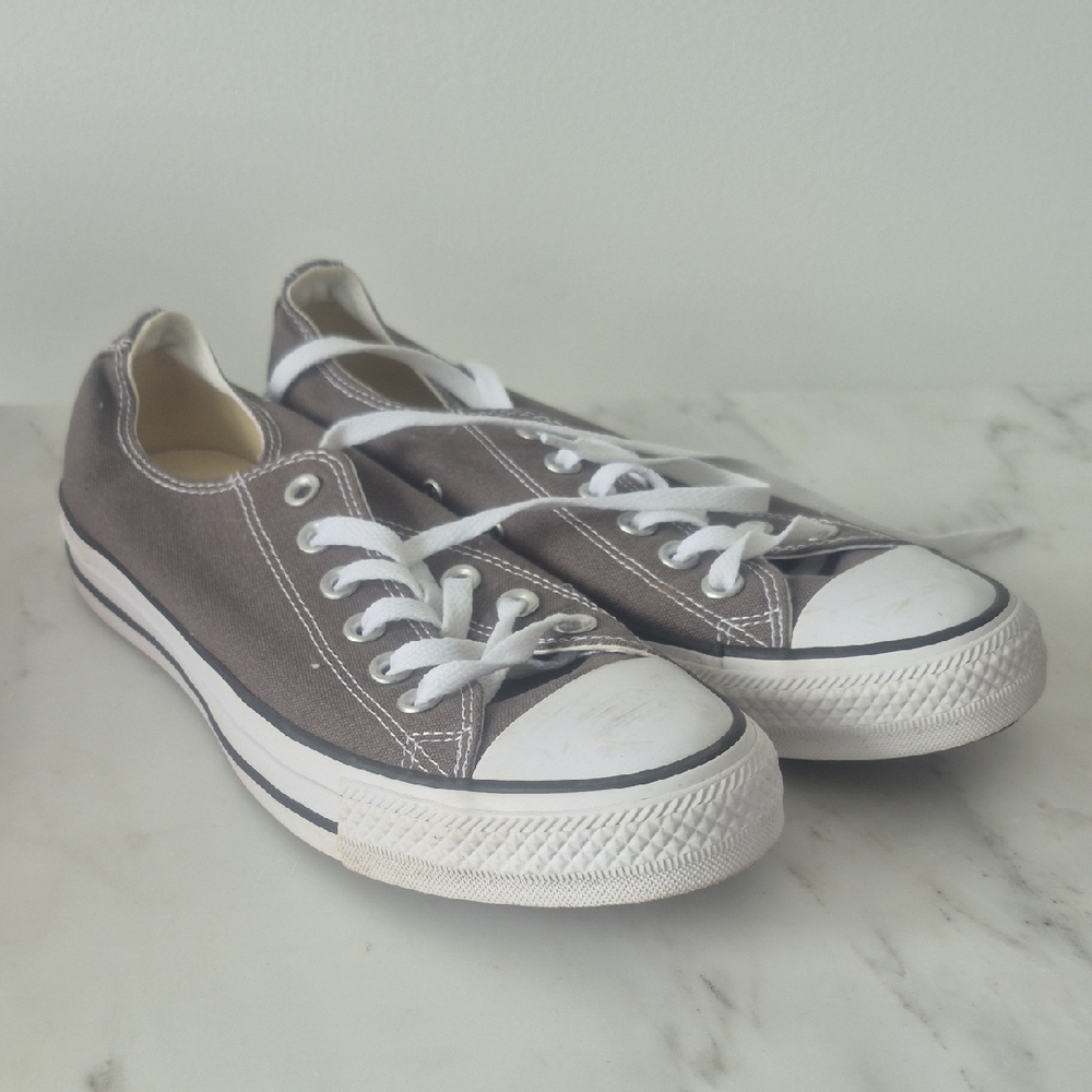 Converse Men's Charcoal Canvas Sneakers